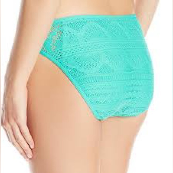 Kenneth Cole Reaction Band Aqua Green Seafoam Green Bikini Bottoms Size XL NWT - Picture 2 of 9